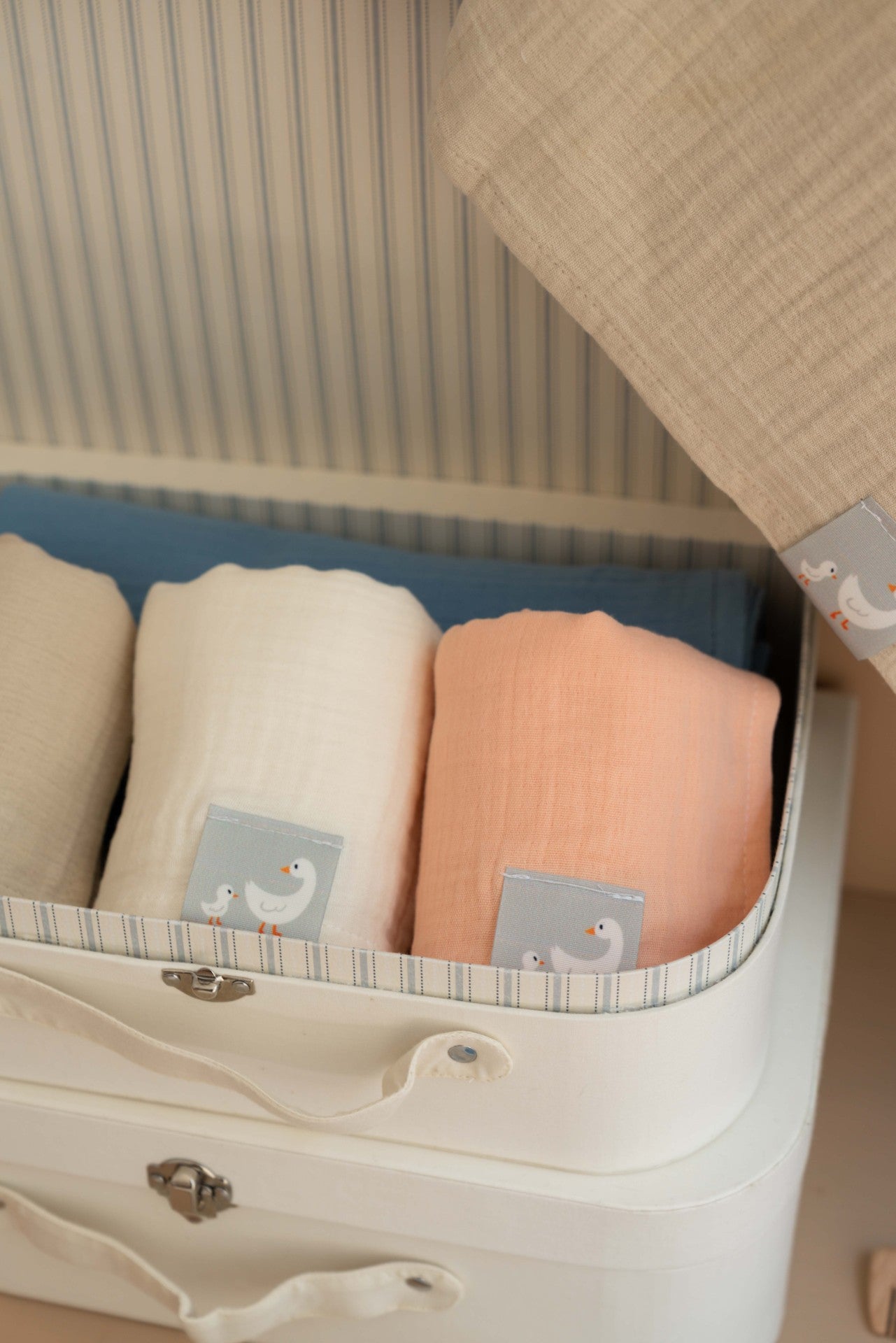 Müslin Bebek Örtüsü- Teddy Beige 100x100