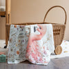 Müslin Bebek Örtüsü - Baby Flamingo 50x50