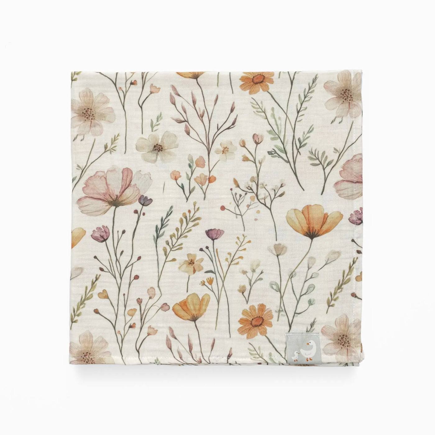 70x70 cm Müslin Bebek Örtüsü-Bloomie
