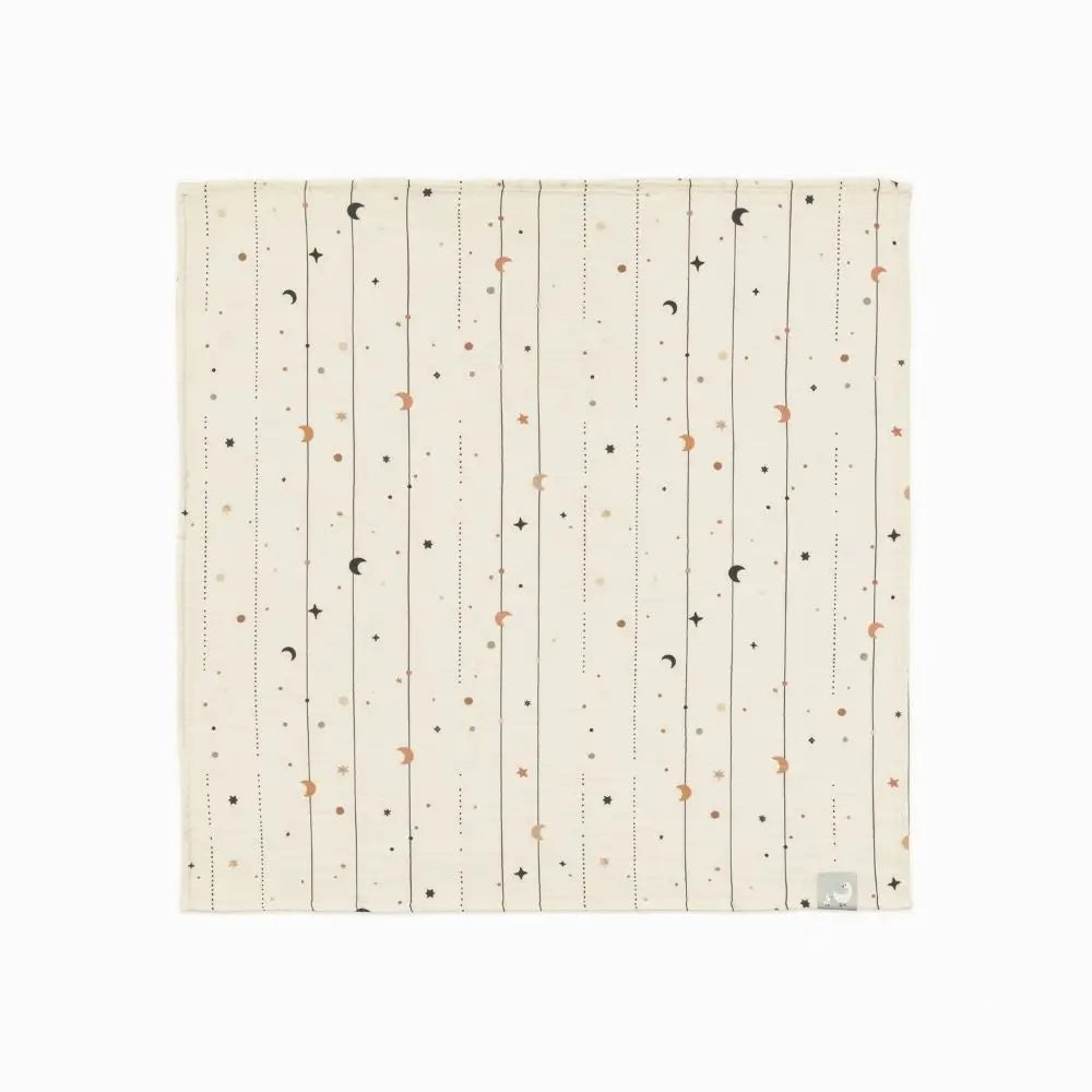 70x70 cm Müslin Bebek Örtüsü - Moonloops