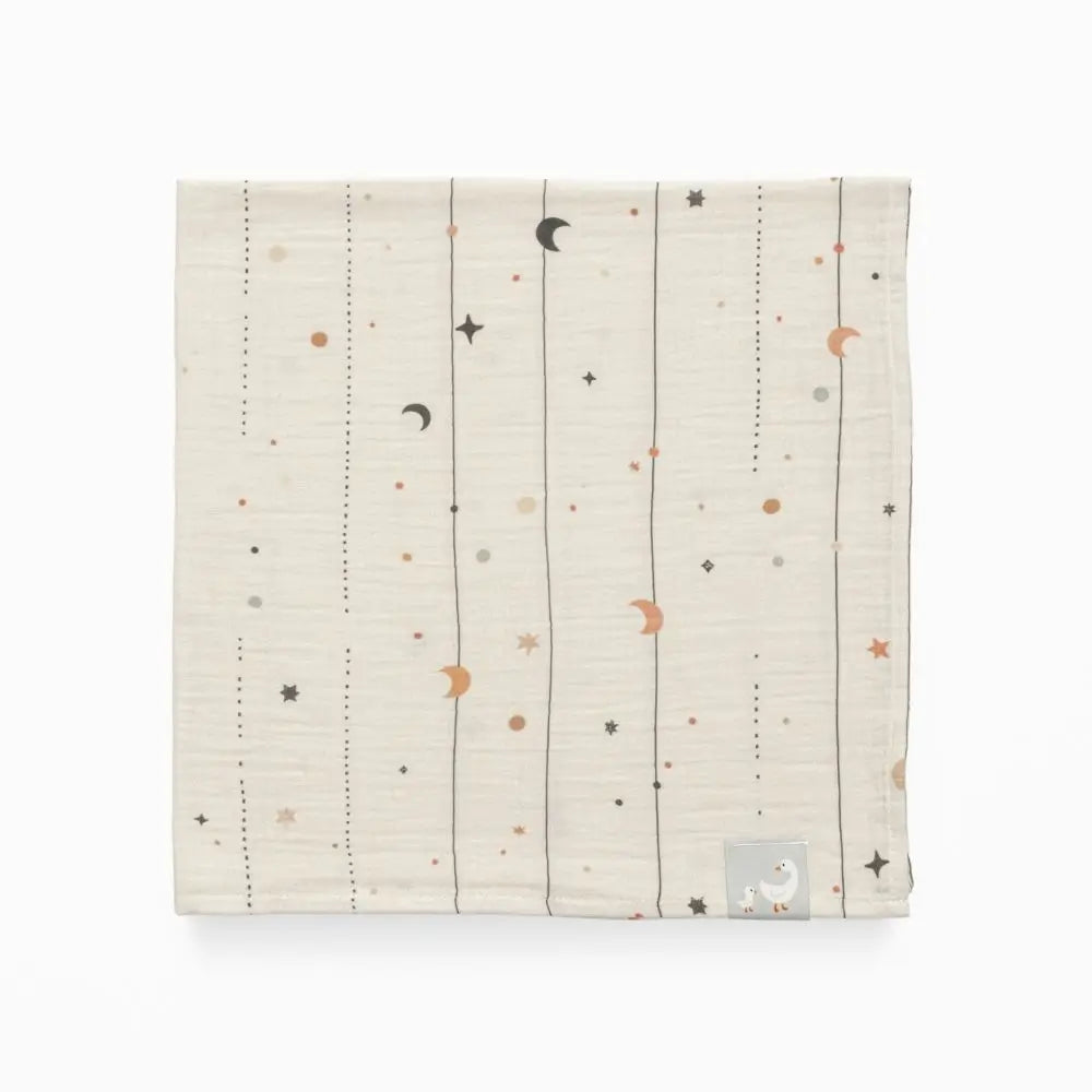 70x70 cm Müslin Bebek Örtüsü - Moonloops