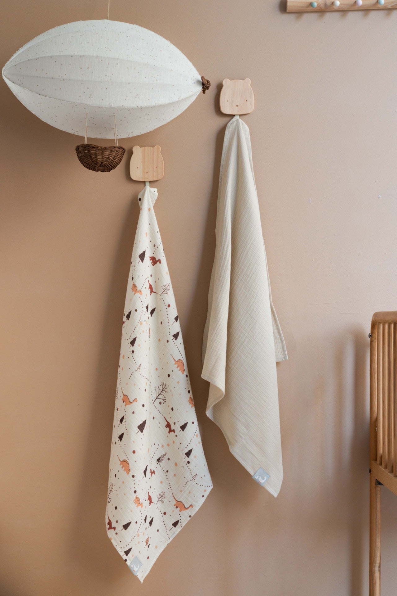 Müslin Bebek Örtüsü - DinoDrift 70x70