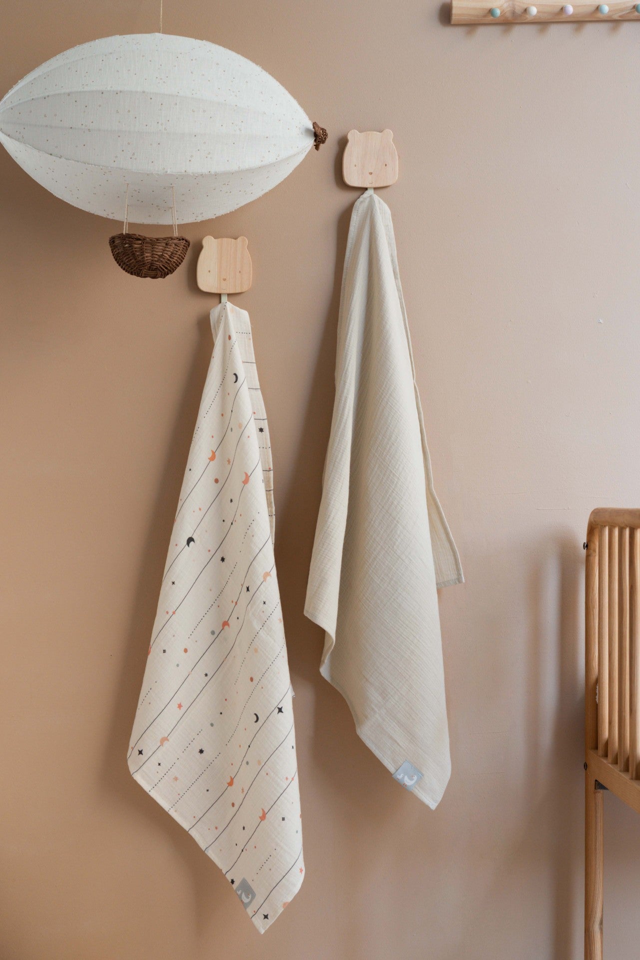 2'li Müslin Örtü Seti- Moonloops