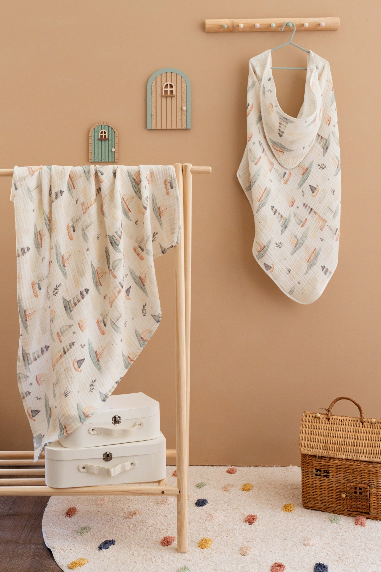 Kurulanma Örtüsü – Little Mariner %100 Pamuk Müslin