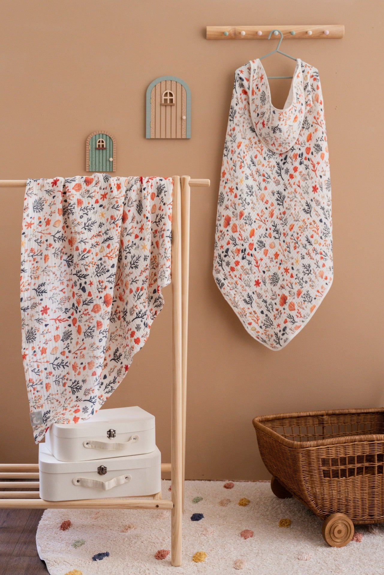 Kurulanma Örtüsü – Seabloom  %100 Pamuk Müslin