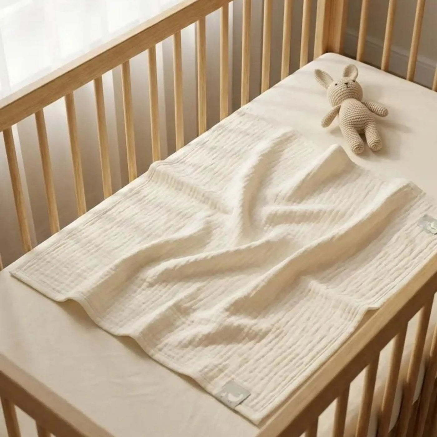50x50 cm Müslin Bebek Örtüsü - Milk Cloud