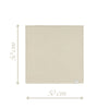 50x50 cm Müslin Bebek Örtüsü - Teddy Beige